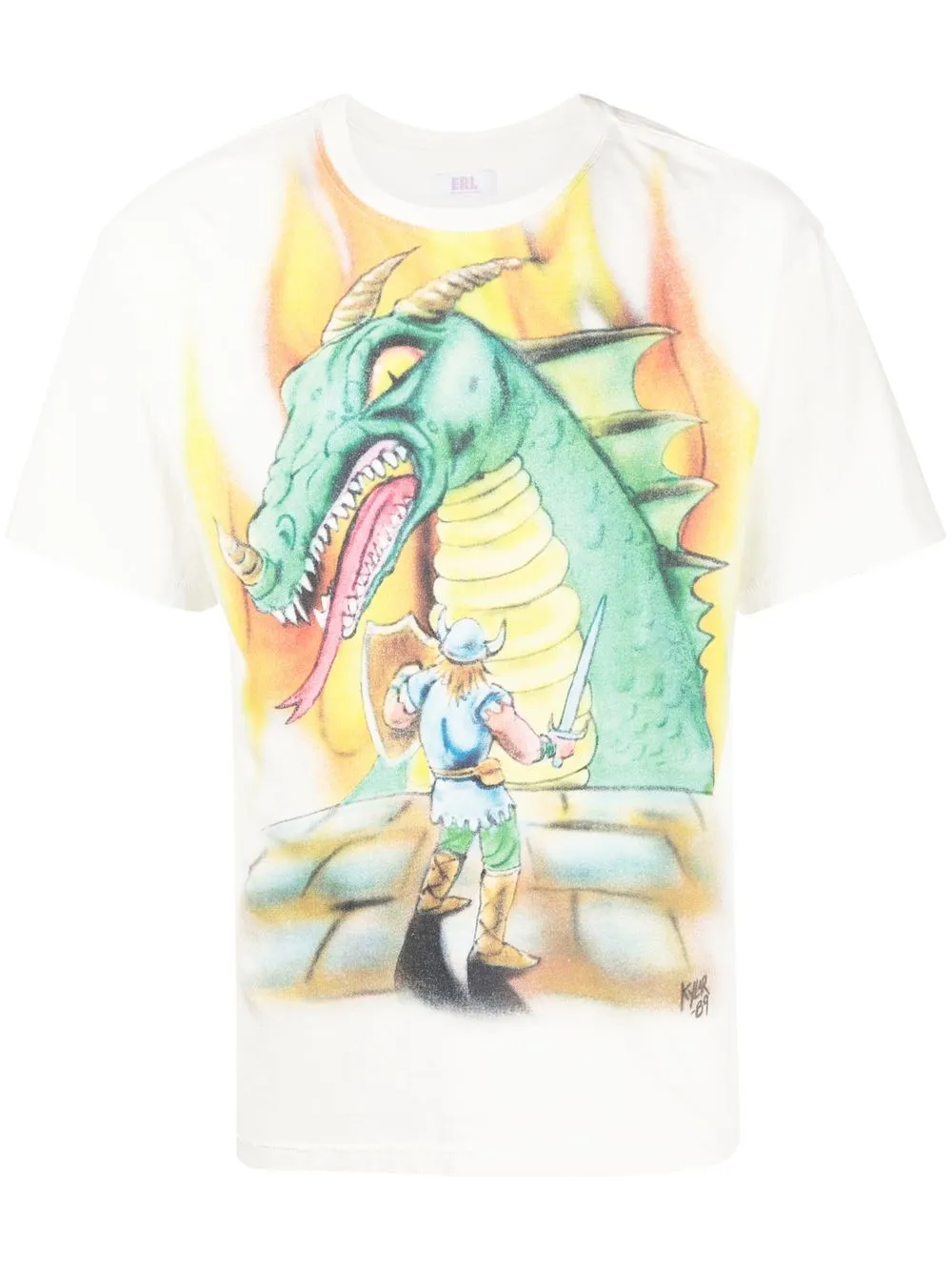 

ERL graphic-print T-shirt - White