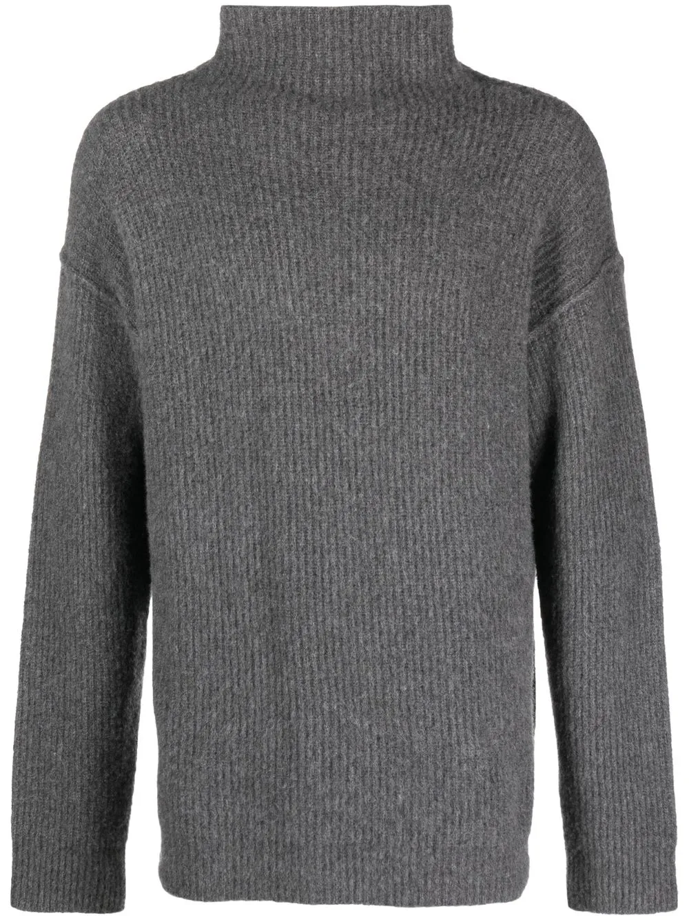 

Roberto Collina high-neck ribbed jumper - Grey