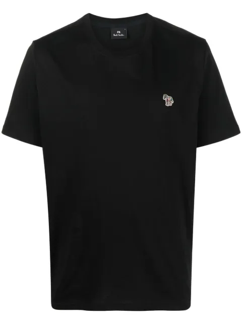 Paul Smith Zebra logo-patch T-shirt