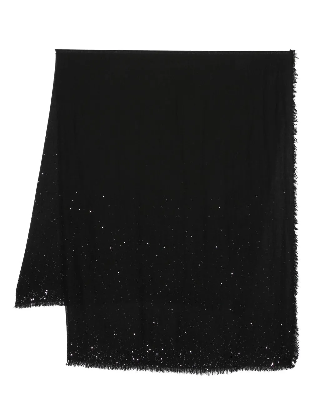 

Faliero Sarti Domenica sequin-embellished scarf - Black