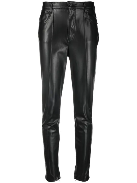 Ermanno Scervino faux-leather skinny trousers