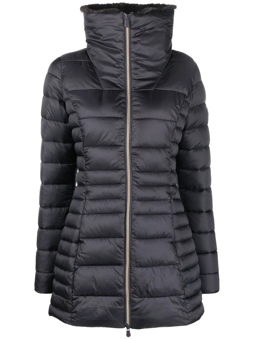 

Save The Duck zip-up quilted coat - Grey
