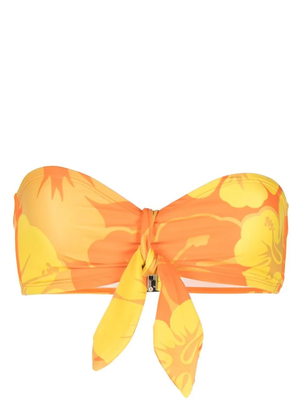 

Faithfull the Brand Tropiques tie-bandeau bikini top - Orange