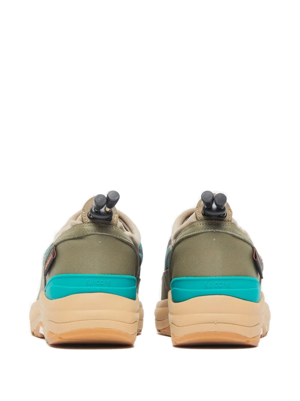 Suicoke camouflage quilted sneakers Green