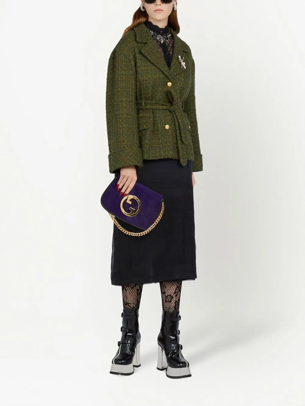 Gucci Tweed jack - Groen