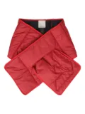 Emporio Armani quilted wrap scarf - Red