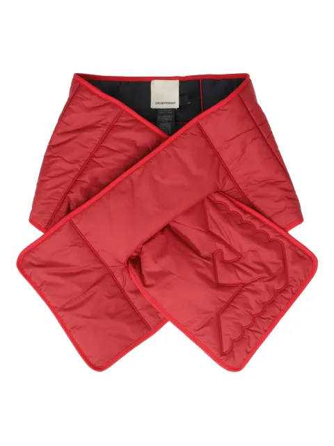 Emporio Armani 퀼팅 랩 스카프