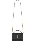 Saint Laurent Sunset satchel bag - Black