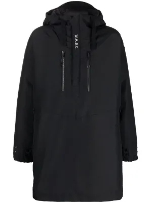 Helmut Lang ロゴ パーカーコート | ブラック | FARFETCH JP