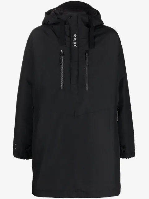 White Mountaineering half zip-up padded coat
