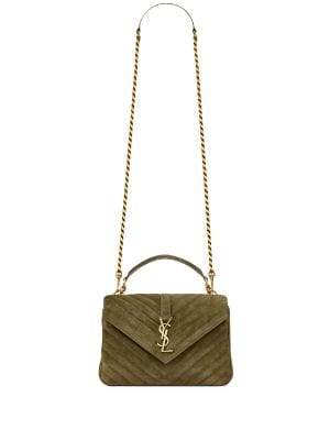 Saint Laurent Medium College Quilted Leather Bag - Farfetch