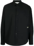Advisory Board Crystals long sleeve front pocket shirt - Black