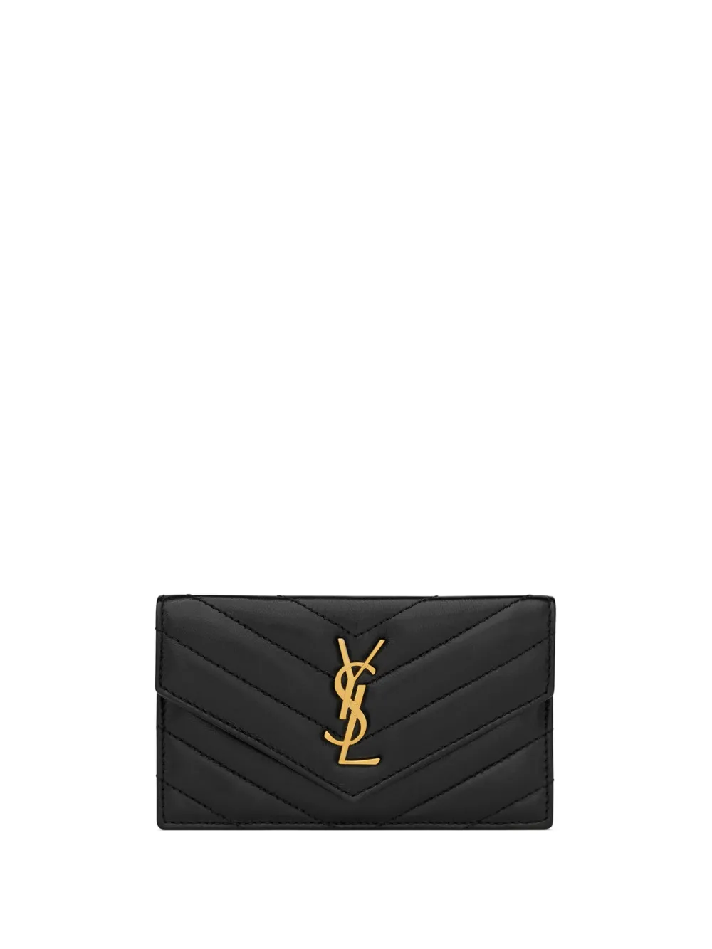 Saint Laurent モノグラム カードケース - ブラック Saint Laurent モノグラム カードケース - ブラック