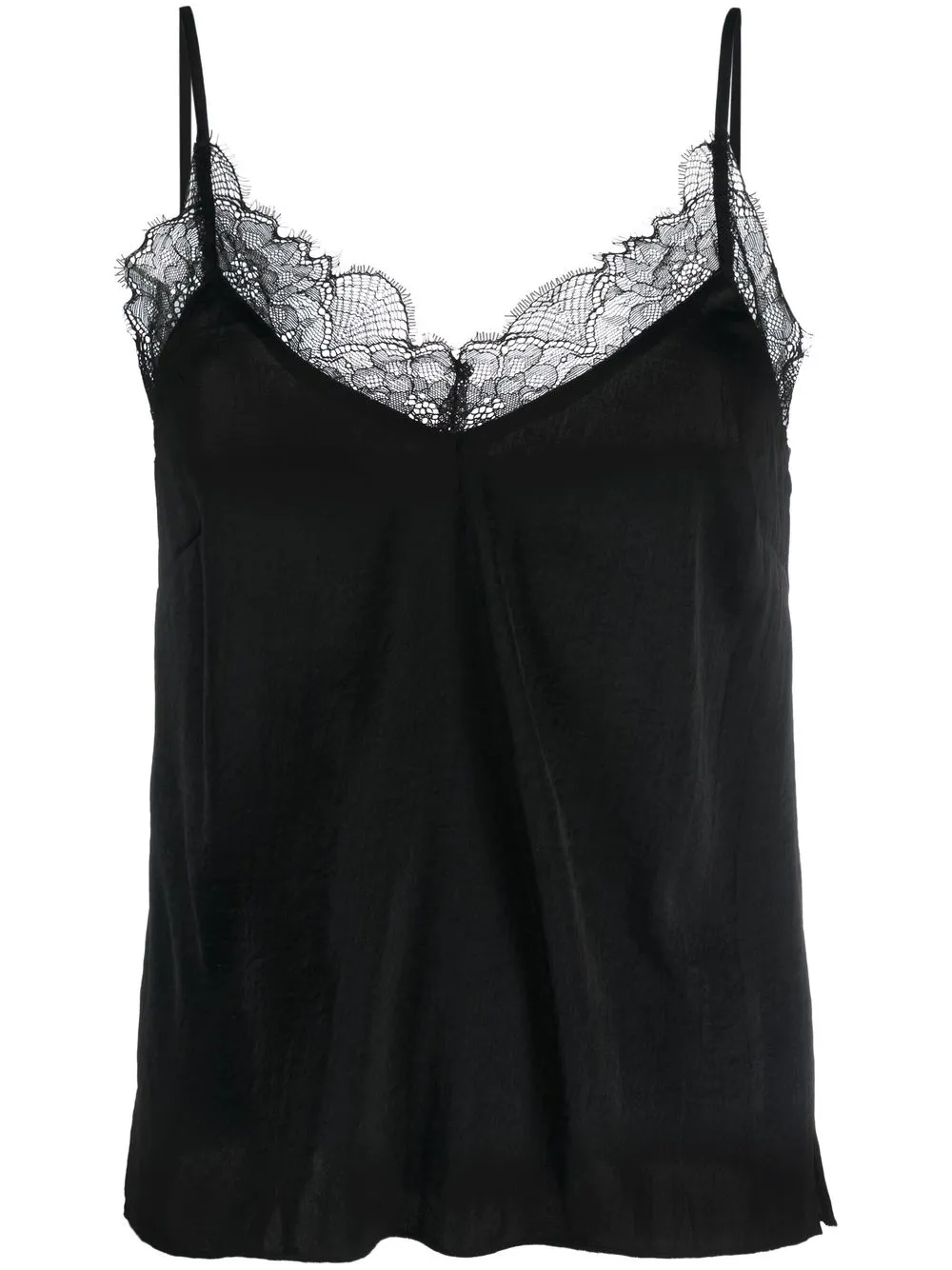 lace-trim camisole top