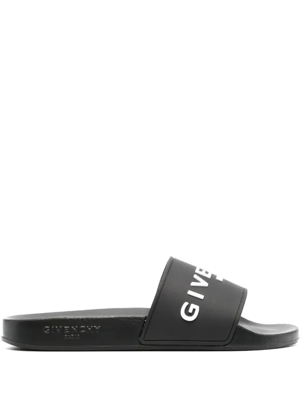 Givenchy store logo pool slides