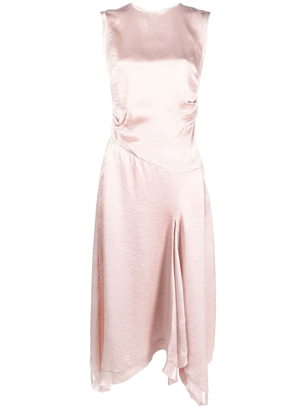 

Acne Studios asymmetric-hem midi dress - Pink