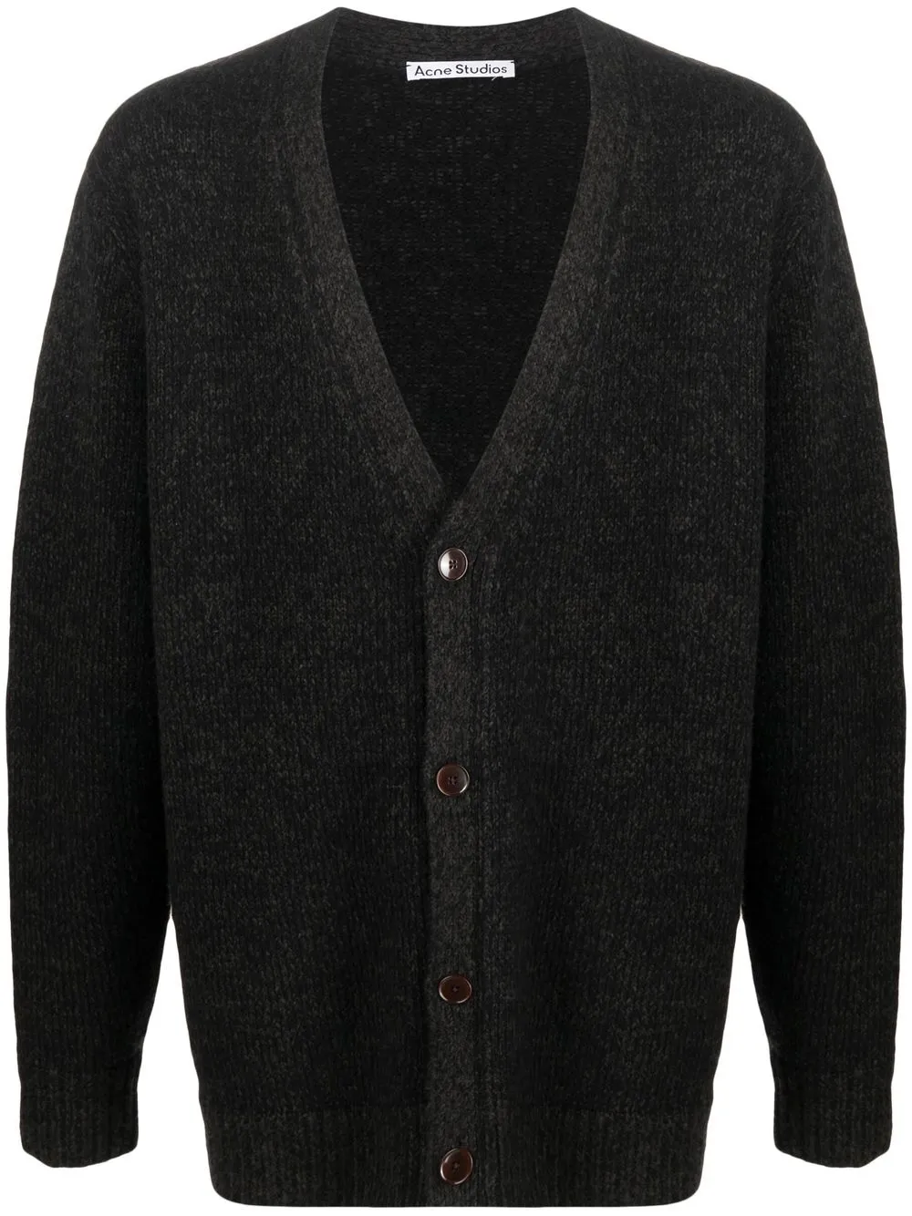 

Acne Studios cárdigan texturizado con cuello en V - Negro