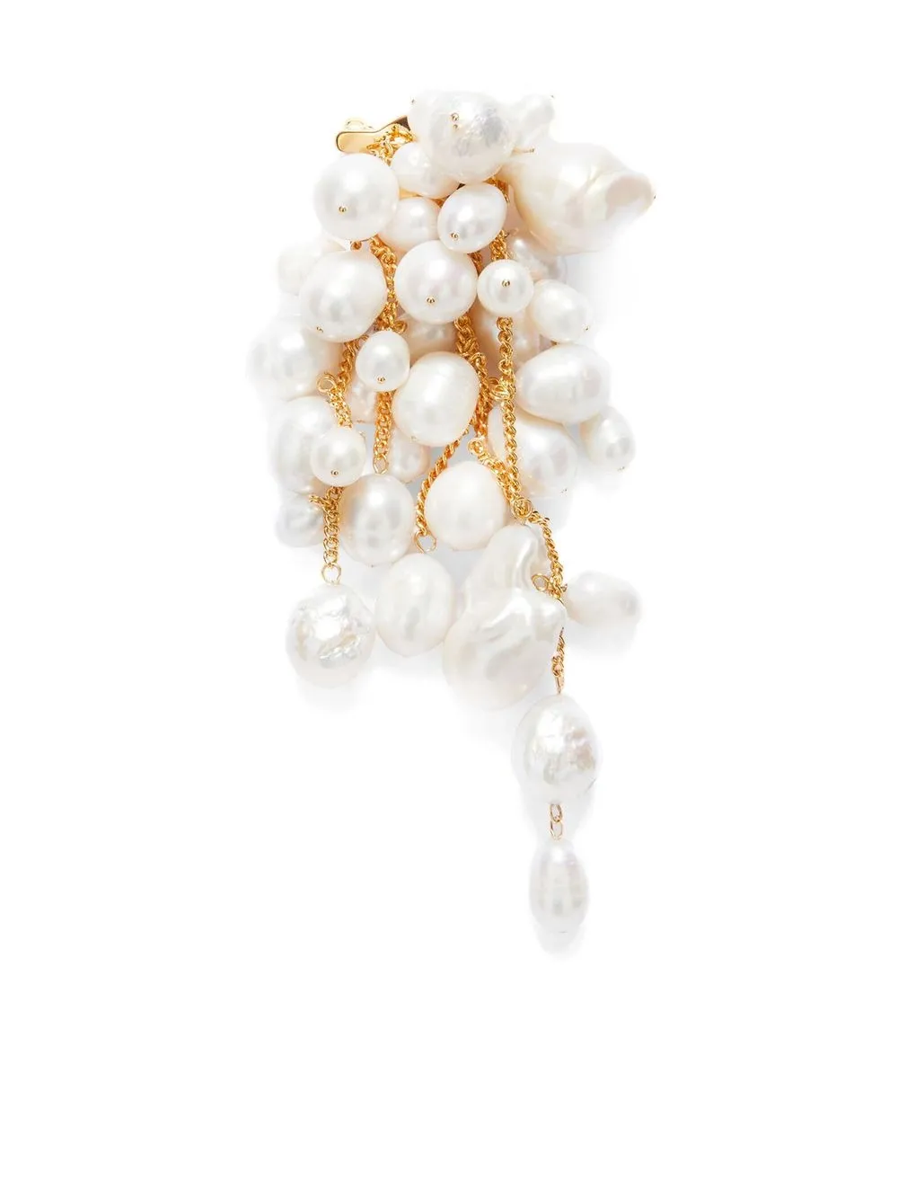 

Jil Sander freshwater pearl broche - Gold