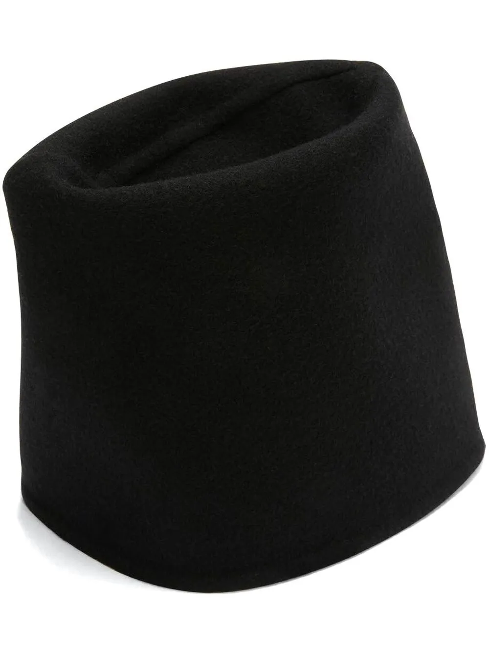 

Jil Sander concave crown cashmere hat - Black