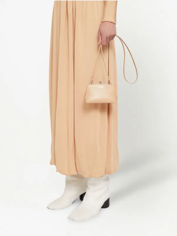 【Jil Sander】ロゴ エンボス スモール ショルダーバッグ Jil Sander ロゴエンボス ミニバッグ | ピンク | FARFETCH JP