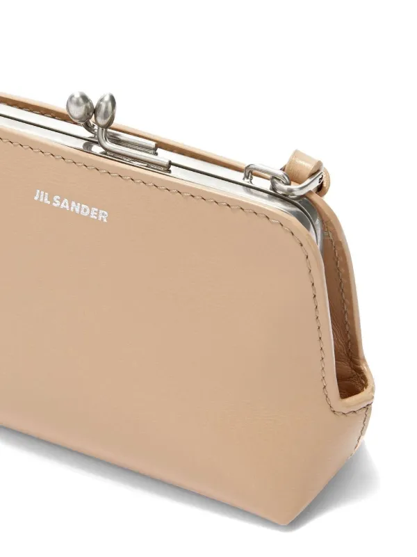 【JIL SANDER】SMALL LOGO EMBOOSSED SHOULDER BAG JIL SANDER Bag Embossed Logo Strap Crossbody Bag LID