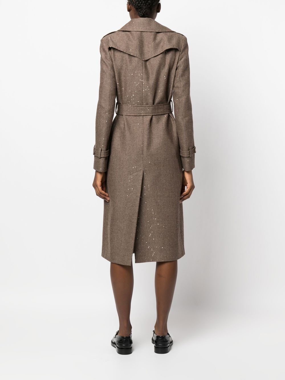 Tagliatore Belted Trench Coat - Farfetch