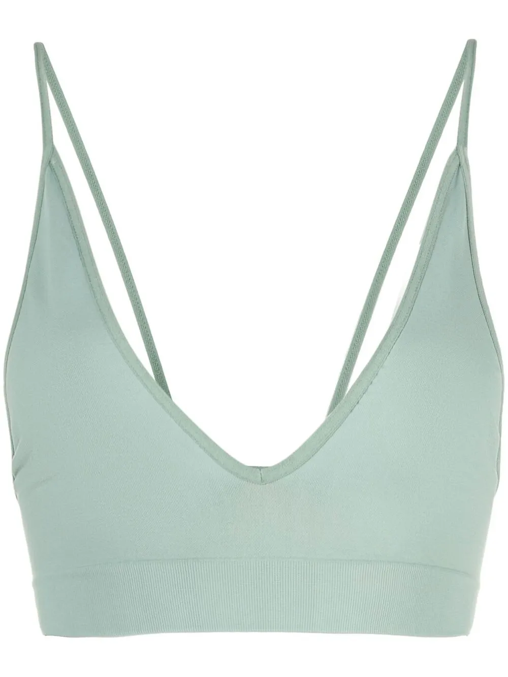 

Rick Owens top estilo bralette con cuello en V - Verde