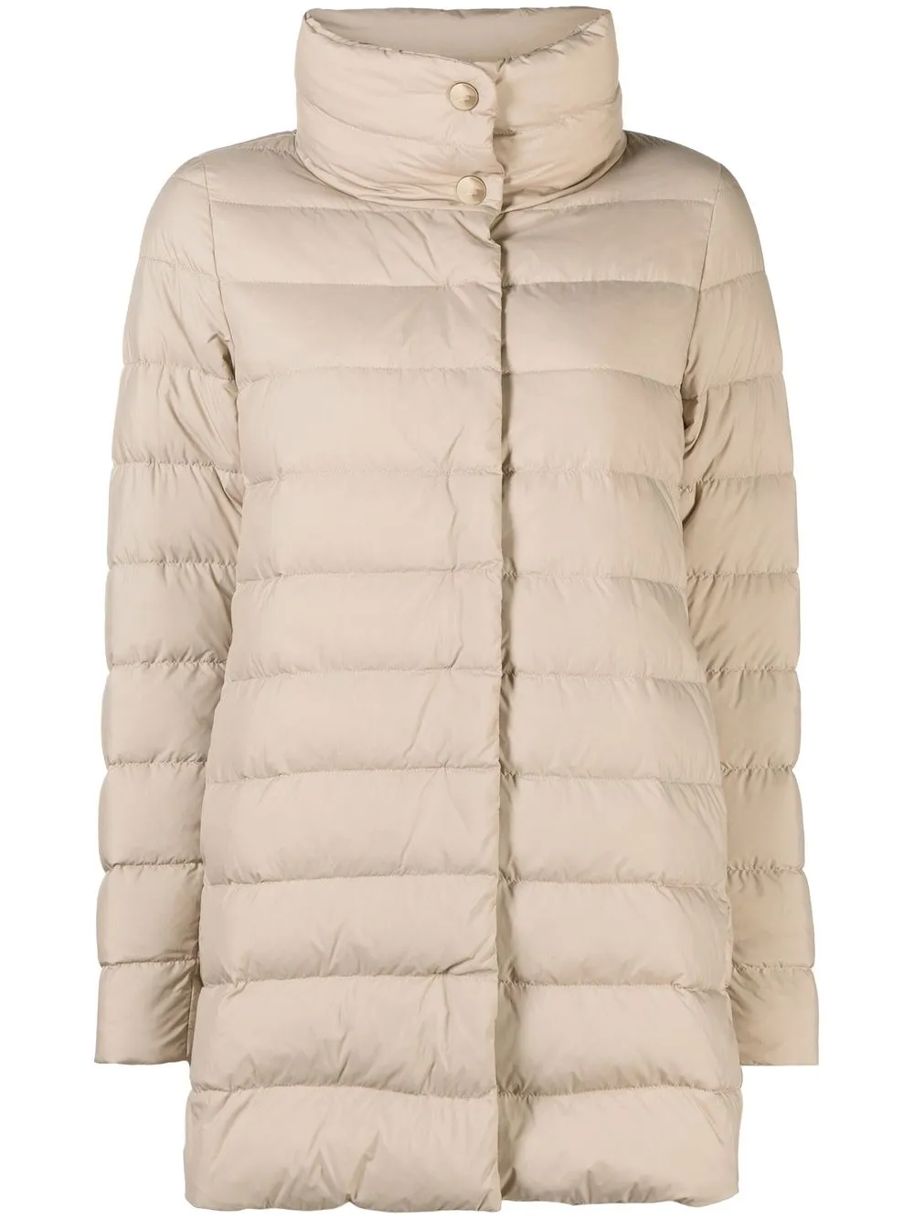 

Herno padded funnel neck coat - Neutrals