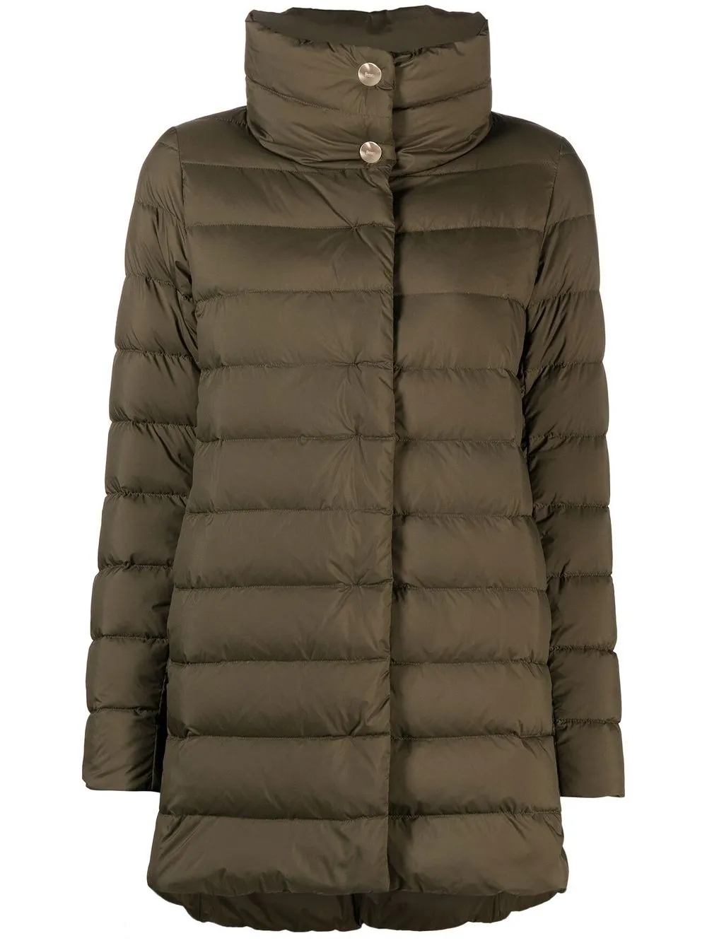 

Herno single-breasted padded coat - Green