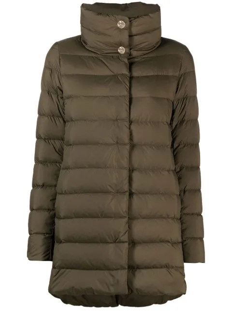Herno single-breasted padded coat