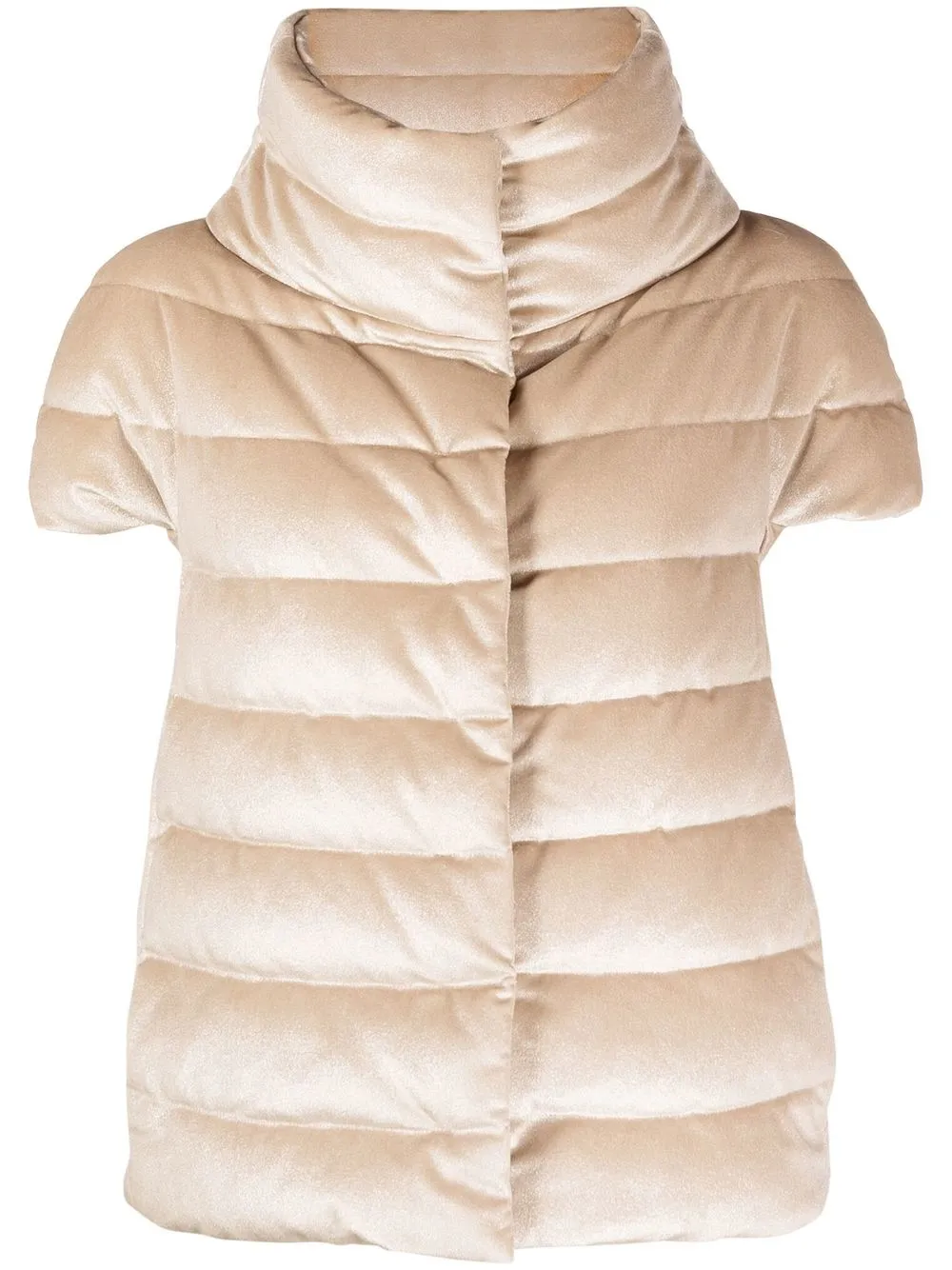 

Herno Emilia padded cape jacket - Neutrals