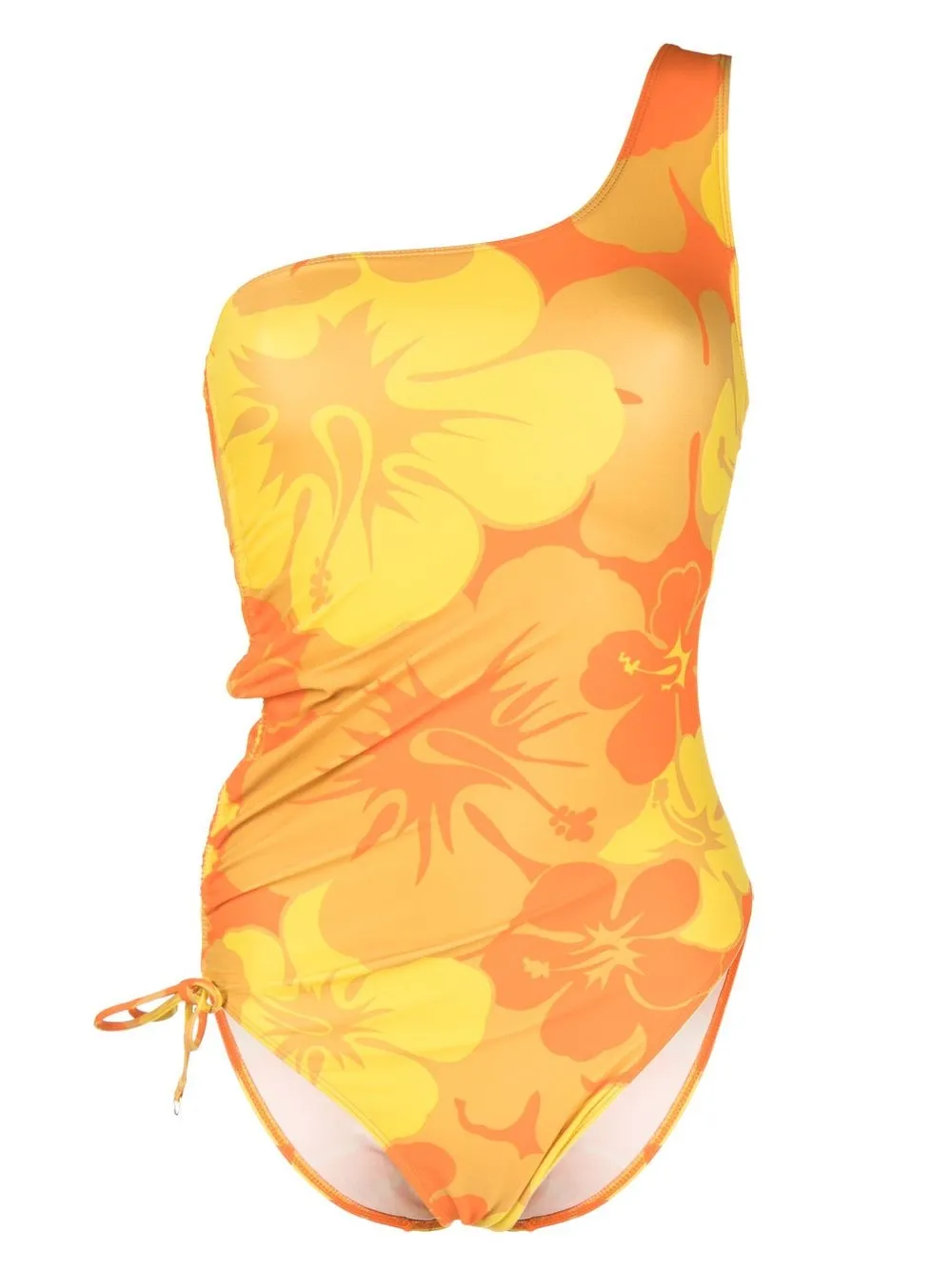 

Faithfull the Brand Moto Uta one-shoulder swimsuit - Orange
