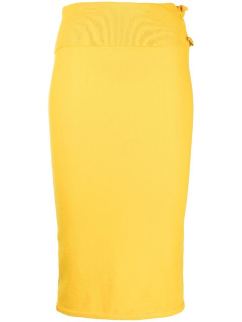 Victor Glemaud side-knot pencil skirt