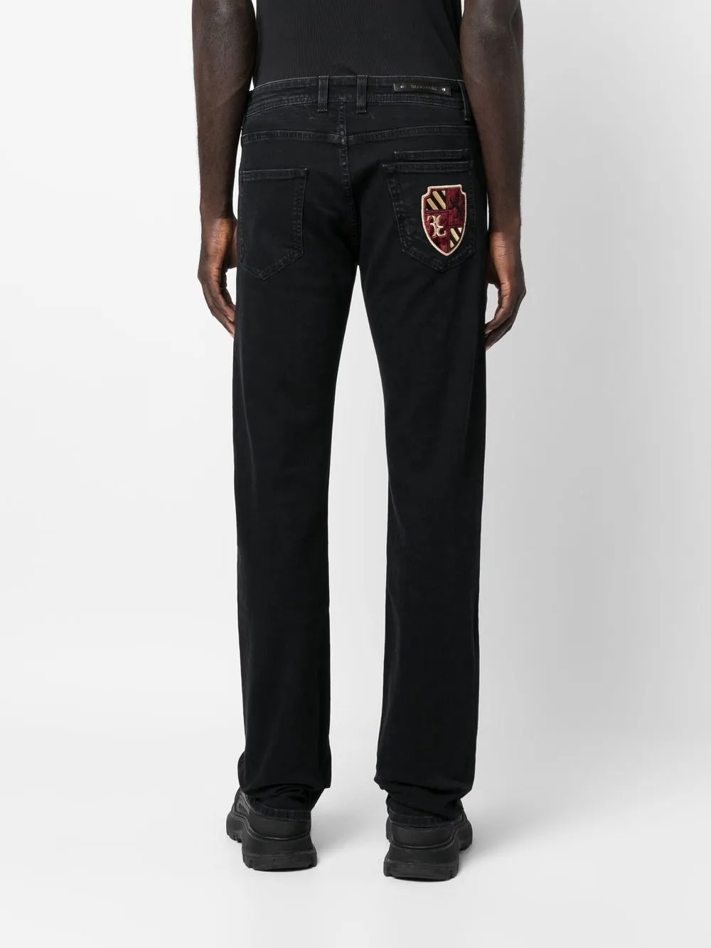 Billionaire Jeans Con Parche Del Logo Farfetch