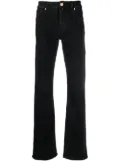 Billionaire logo-patch denim jeans - Black