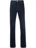 Billionaire logo-patch denim jeans - Blue