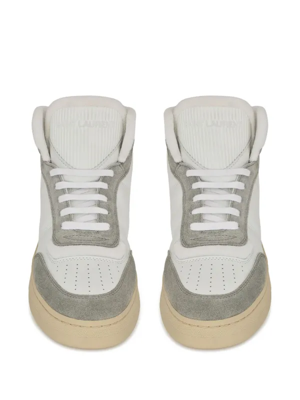 Saint Laurent SL/80 high-top Sneakers | White | FARFETCH