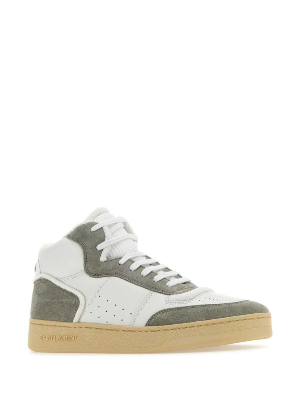 Saint Laurent SL/80 high-top sneakers - White