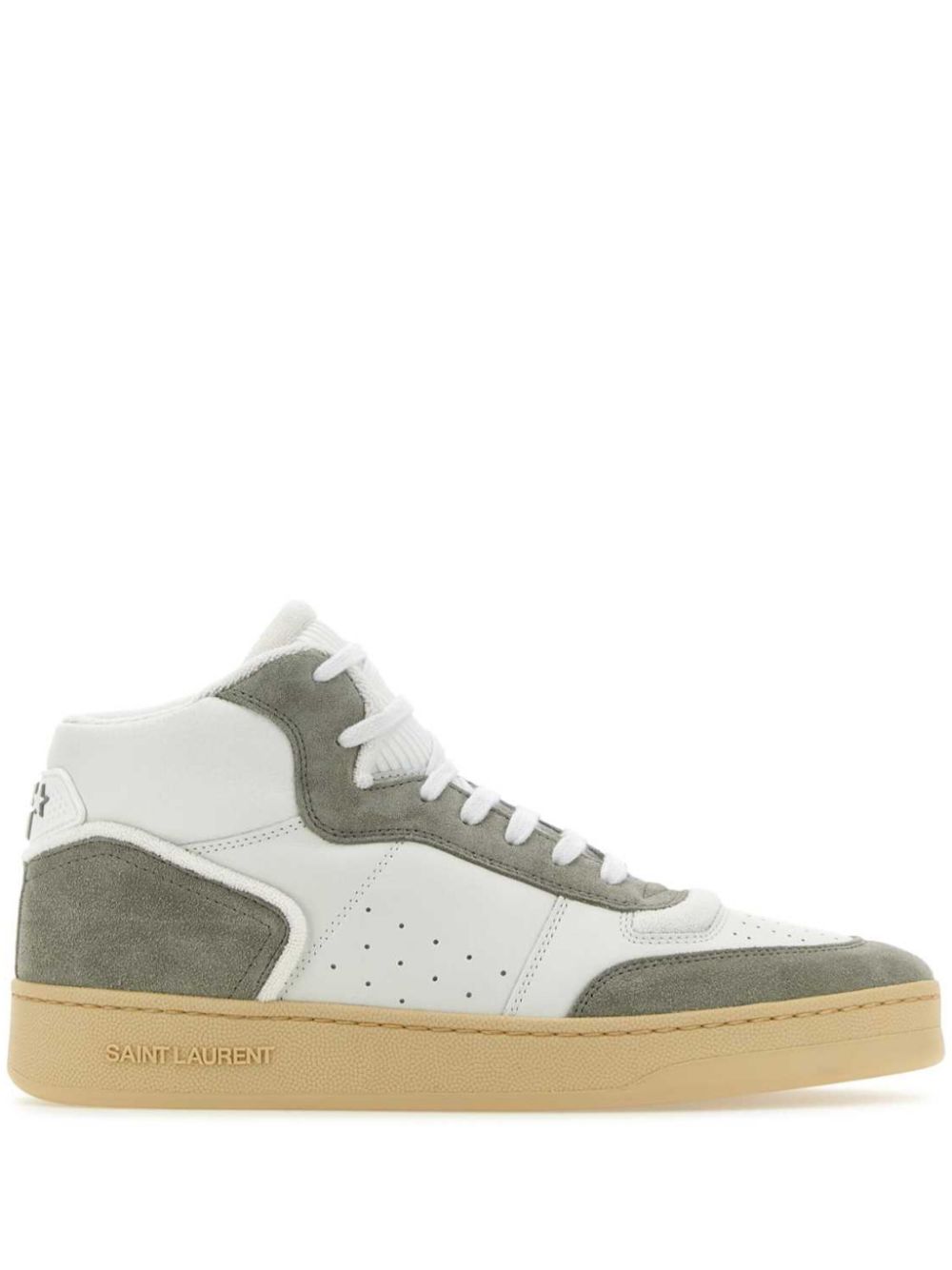 Saint Laurent SL/80 high-top sneakers - White