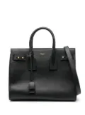 Saint Laurent Sac de Jour grained tote bag - Black
