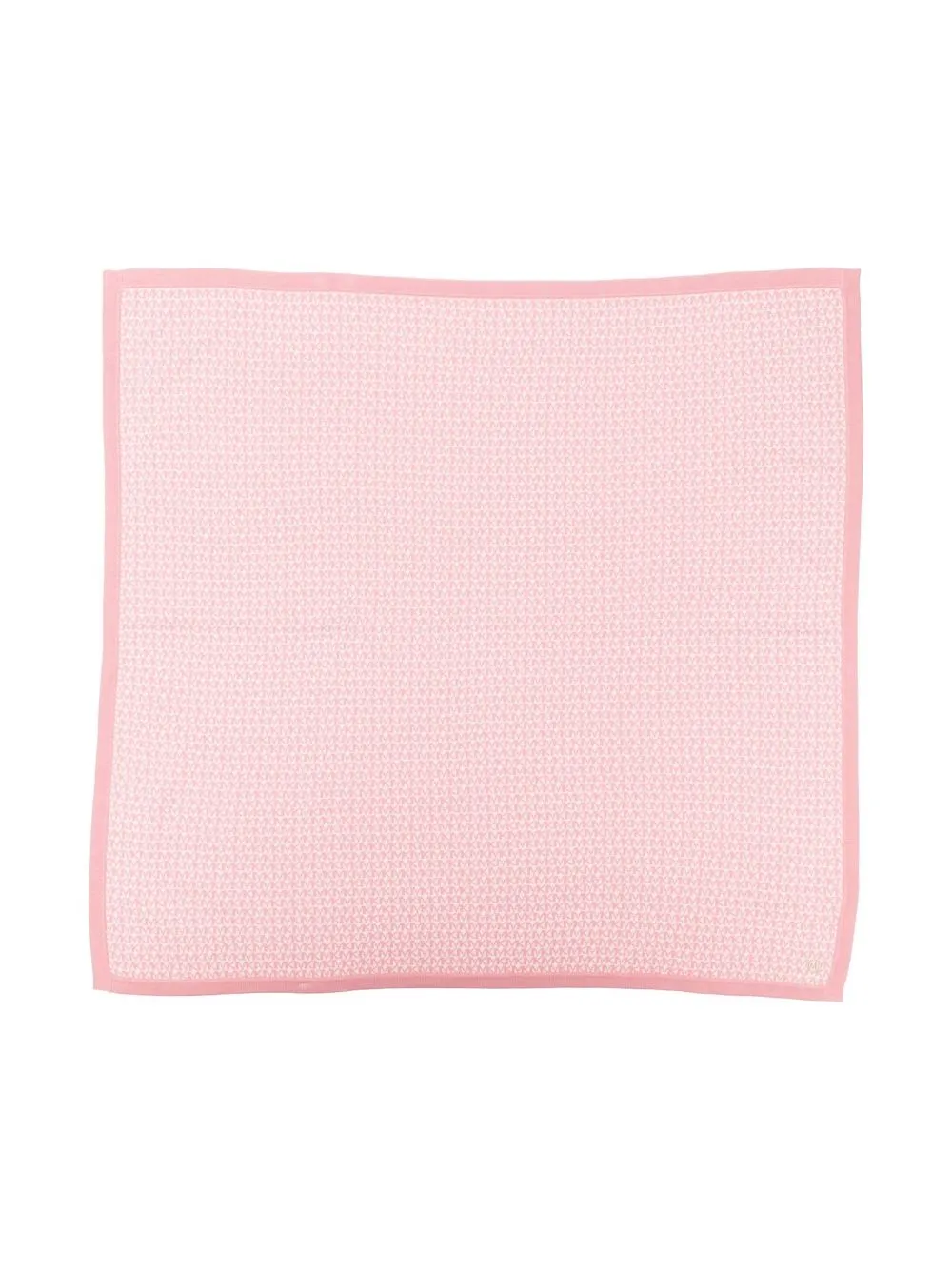 

Michael Kors Kids monogram cotton blanket - Pink