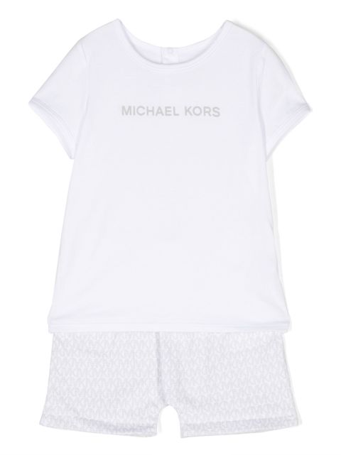 Michael Kors Kids - logo-print cotton short set