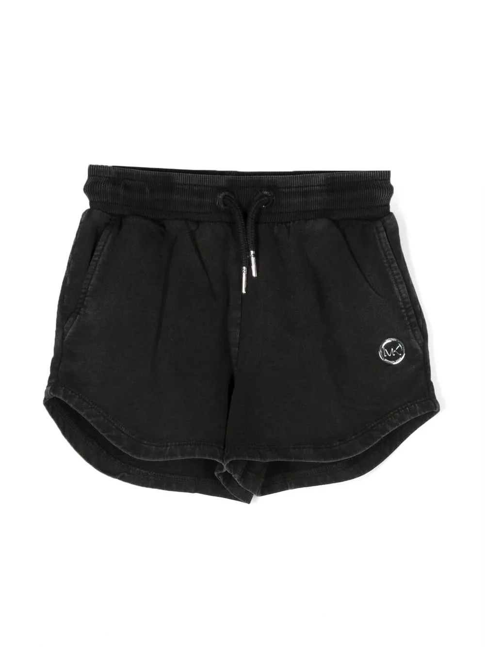 

Michael Kors Kids logo-patch track shorts - Black