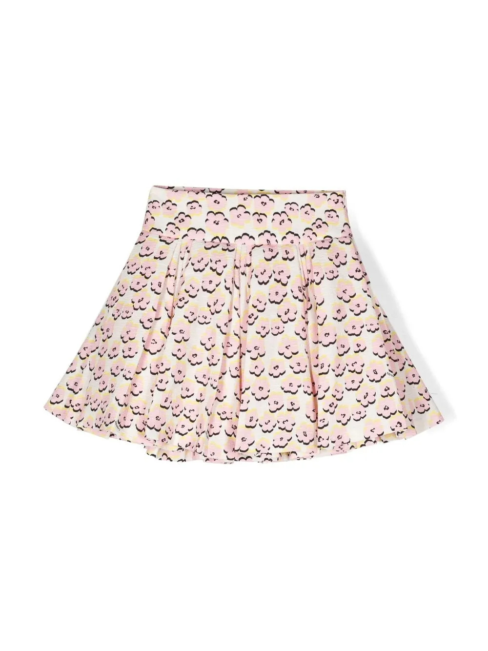 

Lanvin Enfant floral-print pleated skirt - White