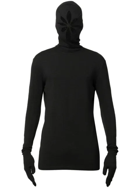 KUSIKOHC sudadera con aberturas