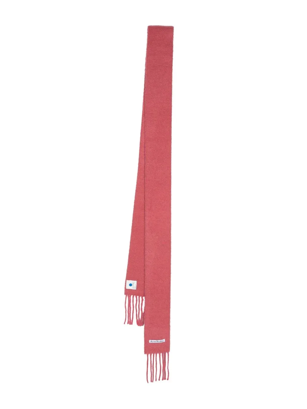 

Acne Studios wool-alpaca fringed scarf - Pink