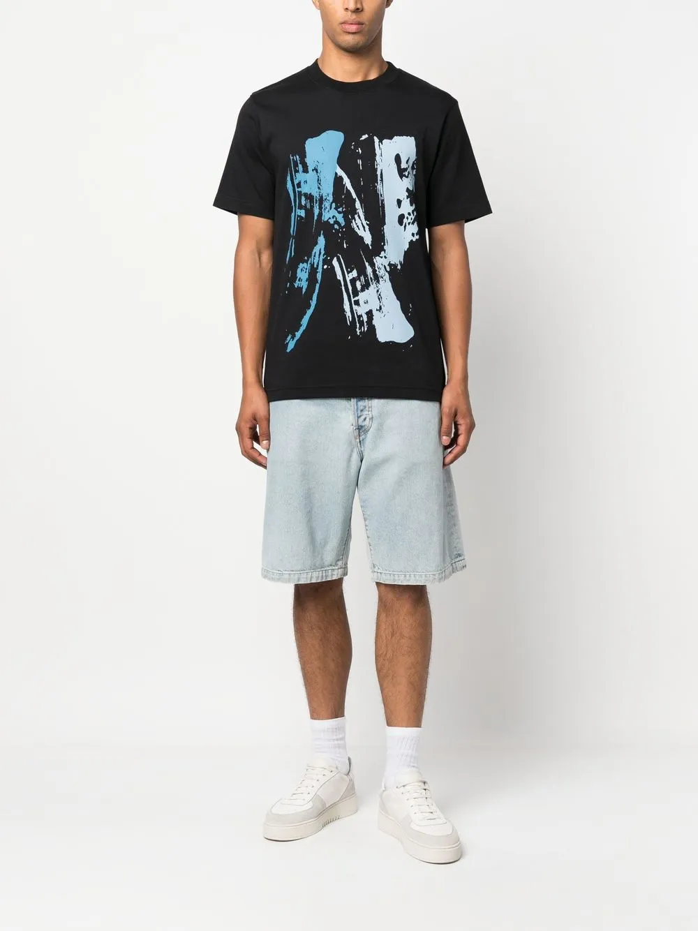 Camper paint-print short-sleeve T-shirt | T-Shirts | Image 2