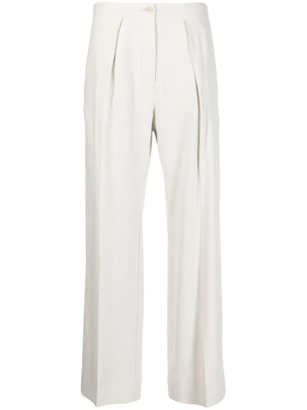 

Acne Studios pantalones rectos con pinzas - Blanco