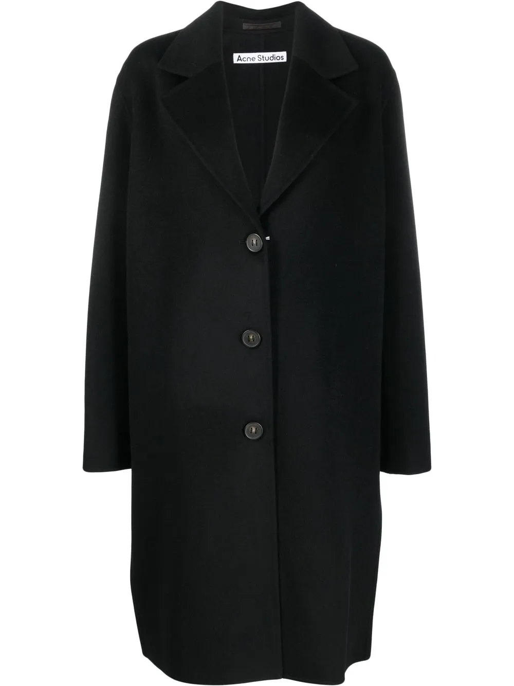 

Acne Studios plunging V-neck wool coat - Black