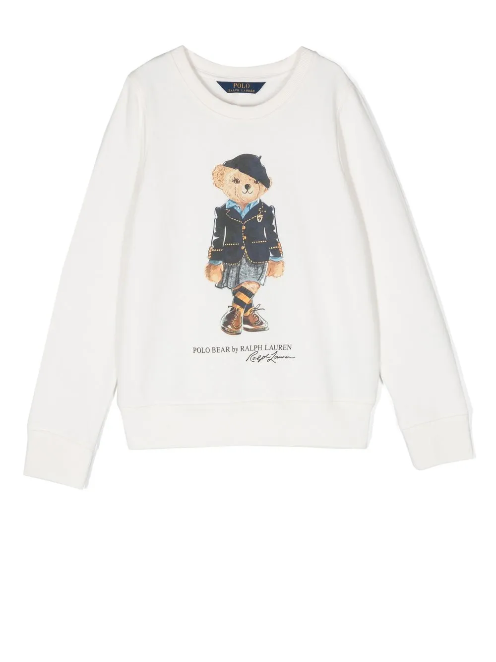 

Ralph Lauren Kids Polo Bear-print sweatshirt - White